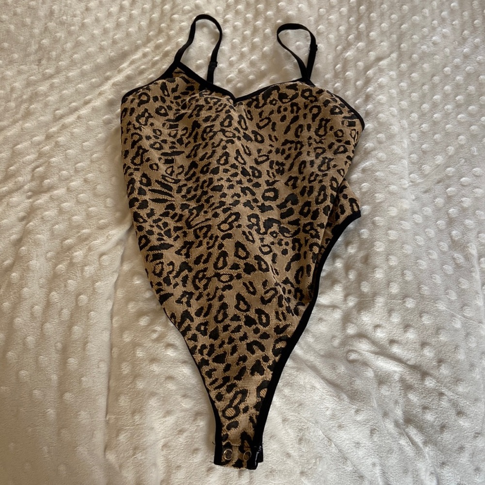 Cheetah print bodysuit